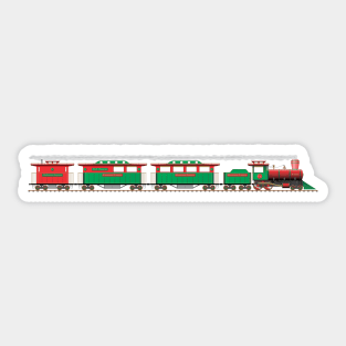 Christmas Train Sticker